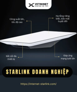 Bộ Starlink Dành Cho Doanh Nghiệp Tốc Độ Cao Siêu Mạnh